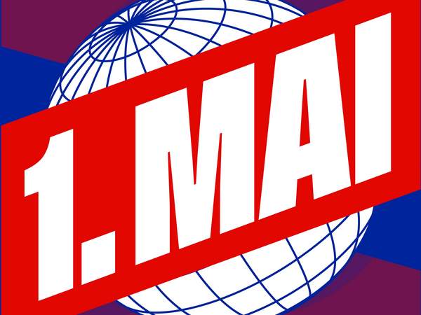 Ausschnitt aus dem 1. Mai Plakat 2026